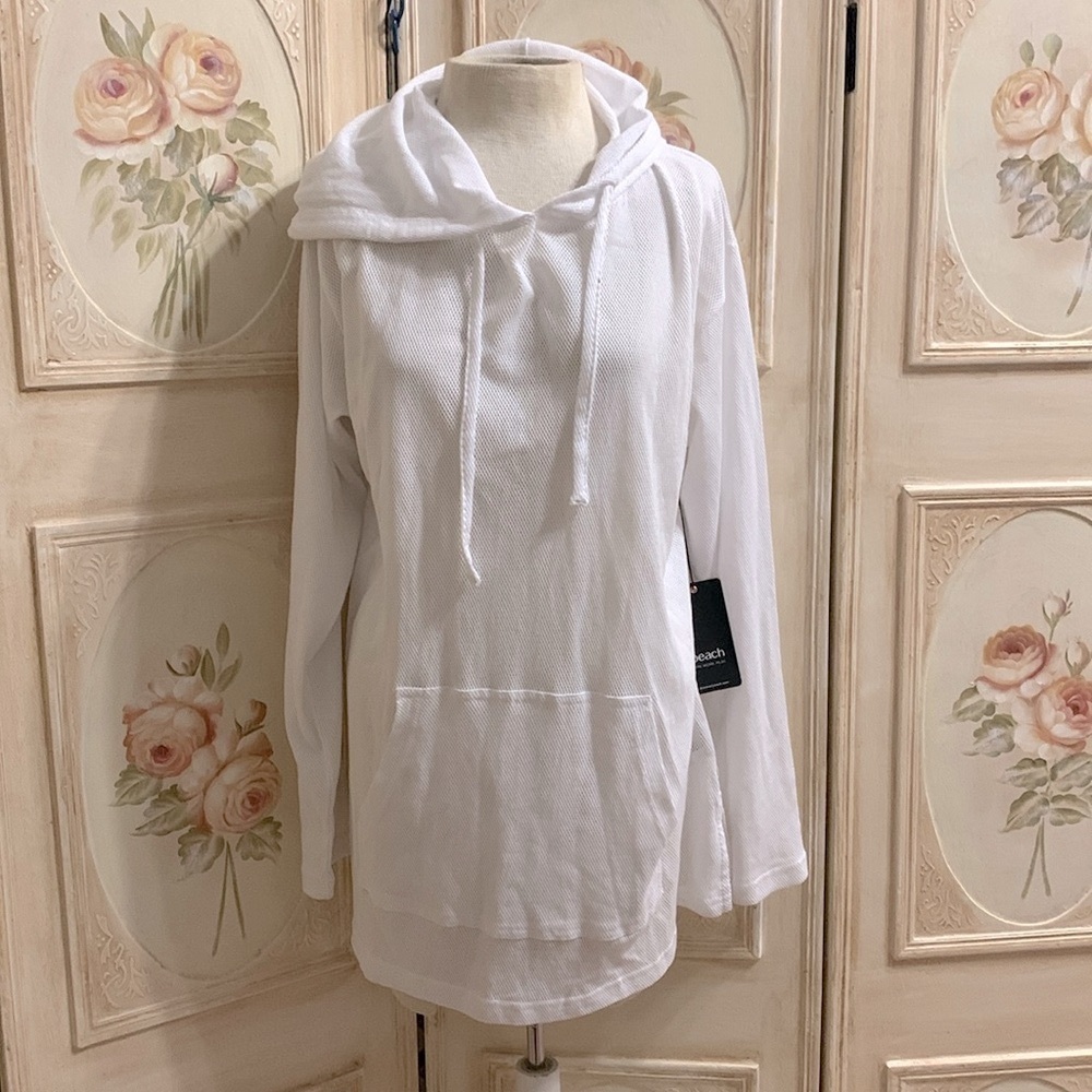 Island hoodie, woman /man cover up new tags